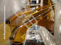 Step by Step Rulltrappsrengöring för industriell rengöring, tvättning av rulltrappor och rullband