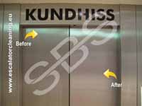 Step by Step Rulltrappsrengöring för industriell rengöring, tvättning av rulltrappor och rullband