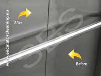 Step by Step Rulltrappsrengöring för industriell rengöring, tvättning av rulltrappor och rullband