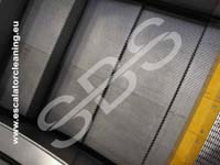 Step by Step Rulltrappsrengöring för industriell rengöring, tvättning av rulltrappor och rullband