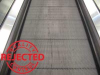 Step by Step Rulltrappsrengöring för industriell rengöring, tvättning av rulltrappor och rullband