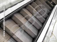 Step by Step Rulltrappsrengöring för industriell rengöring, tvättning av rulltrappor och rullband