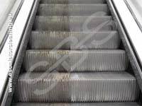 Step by Step Rulltrappsrengöring för industriell rengöring, tvättning av rulltrappor och rullband