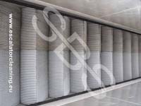 Step by Step Rulltrappsrengöring för industriell rengöring, tvättning av rulltrappor och rullband